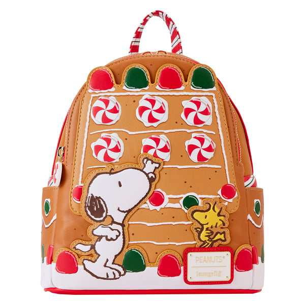 Peanuts | Snoopy Gingerbread House Mini Backpack