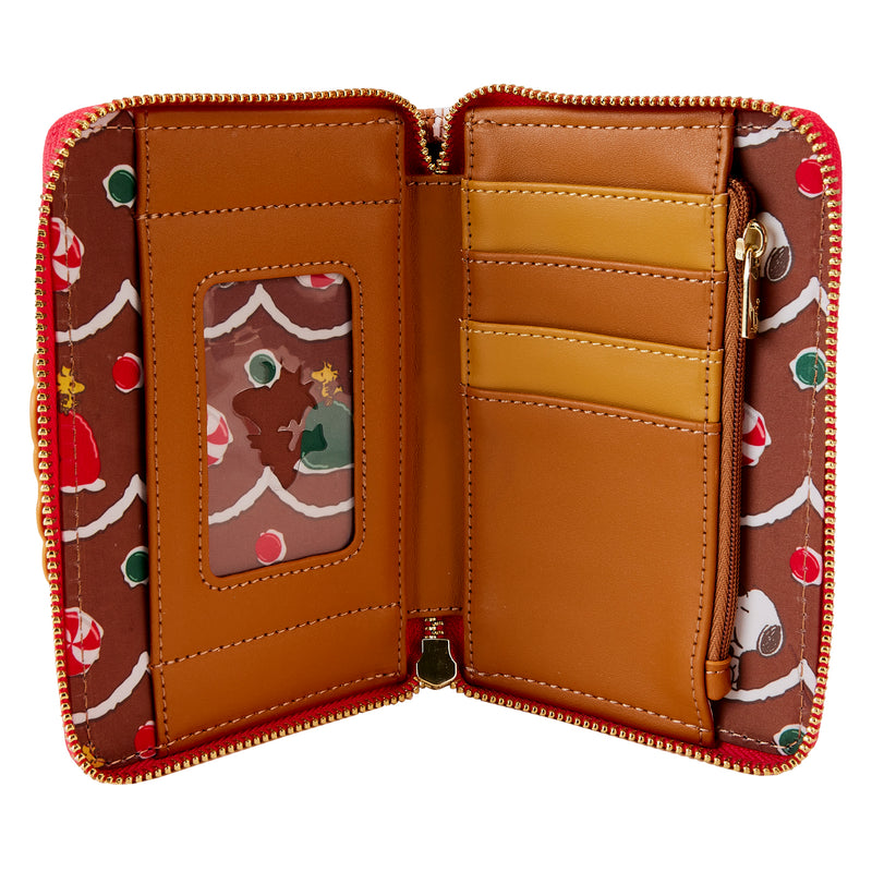 COACH®  Long Zip Around Wallet With Snowman Print