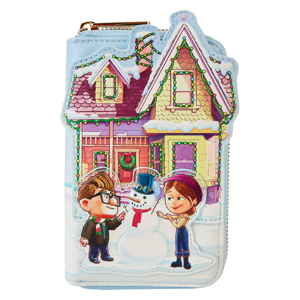 Pixar | Up House Christmas Lights Zip Around Wallet