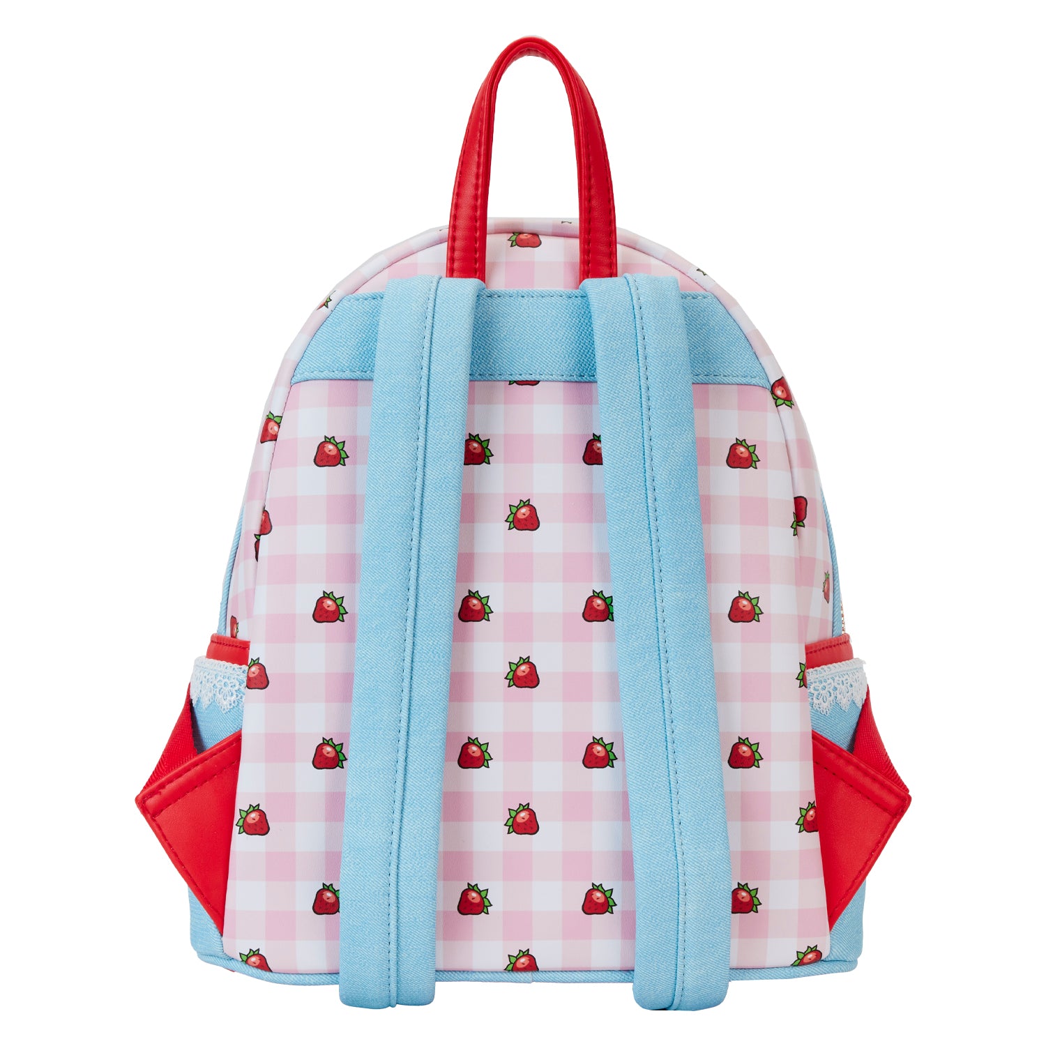 Strawberry Shortcake | Denim Pocket Mini Backpack