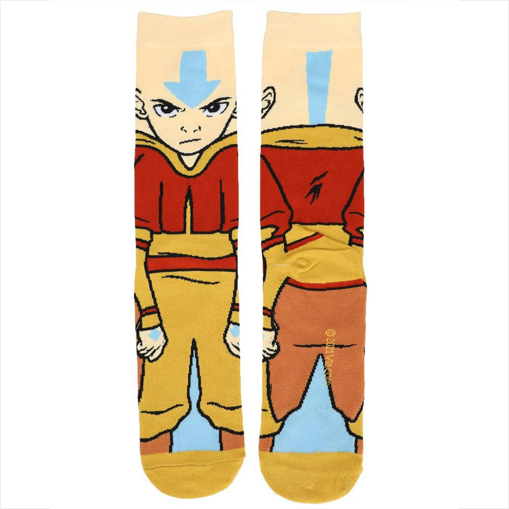 Nickelodeon | Avatar Aang 360 Character Crew Socks