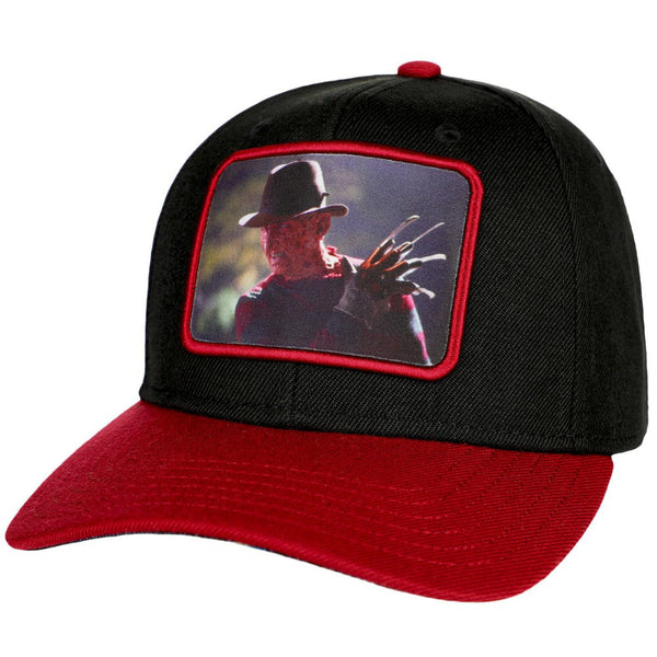 A Nightmare On Elm Street | Sublimated Freddy Patch Curved Bill Snapback