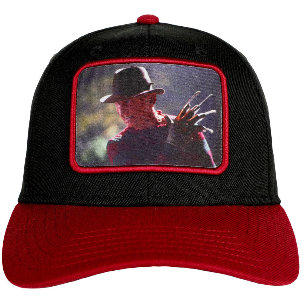 A Nightmare On Elm Street | Sublimated Freddy Patch Curved Bill Snapback