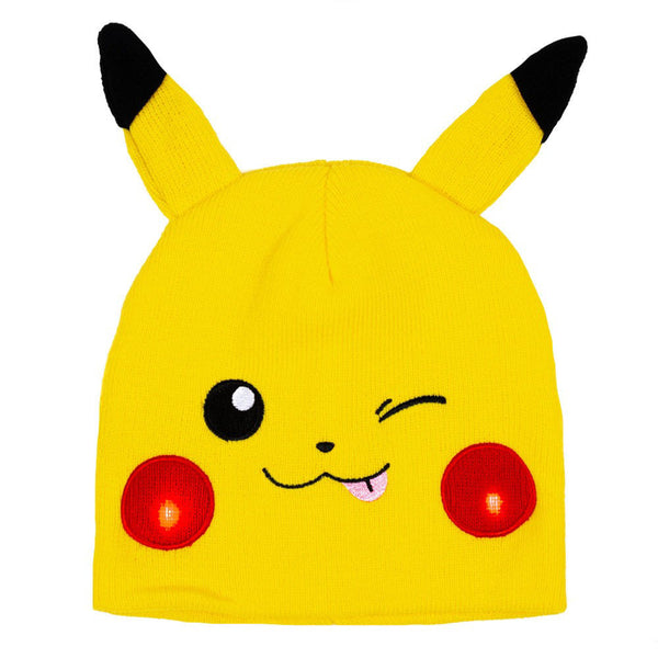 Pokemon | Pikachu Cosplay Beanie with LED Cheeks