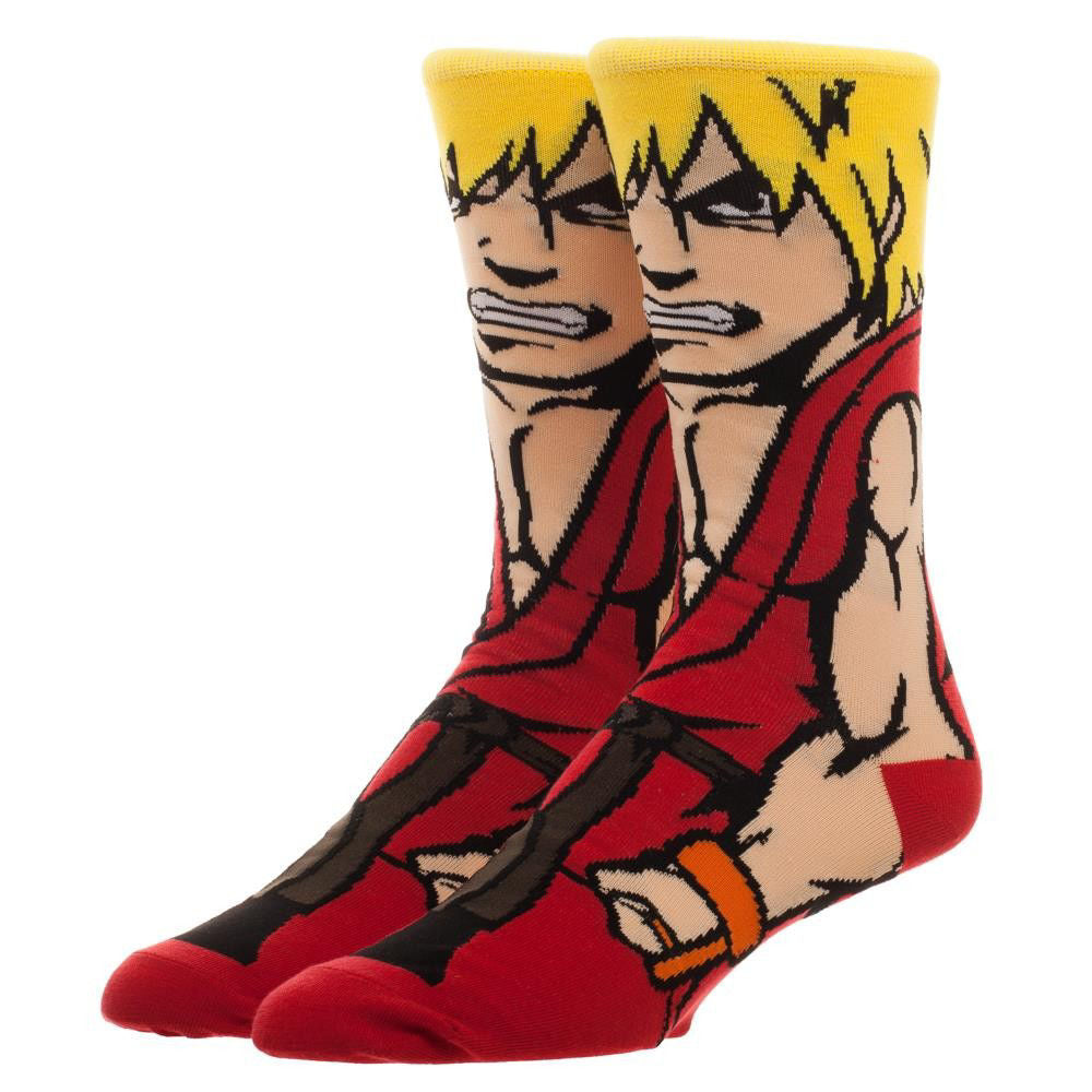 Capcom | Street Fighter Ken 360 Character Crew Socks