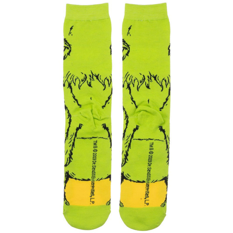Dr. Seuss | The Grinch 360 Character Crew Socks