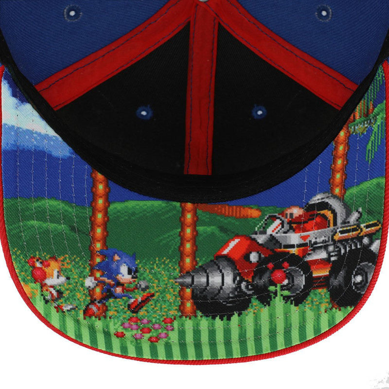 Sega | Sonic Kanji Pre-Curved Bill Snapback