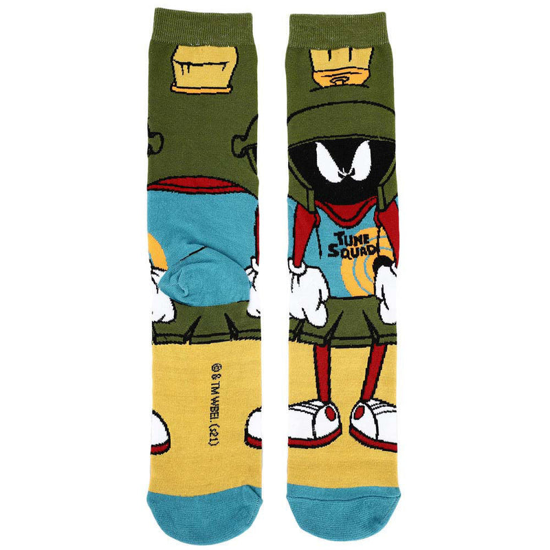 Looney Tunes | Space Jam Marvin The Martian 360 Character Crew Socks