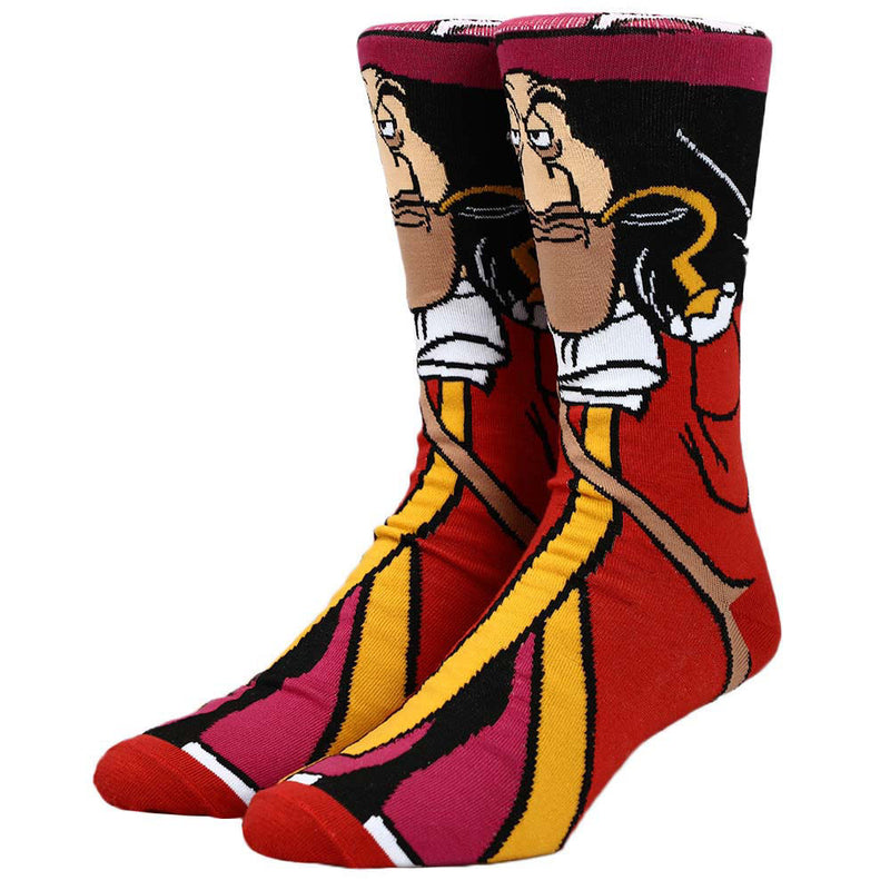 Disney | Villains Peter Pan Captain Hook 360 Character Crew Socks