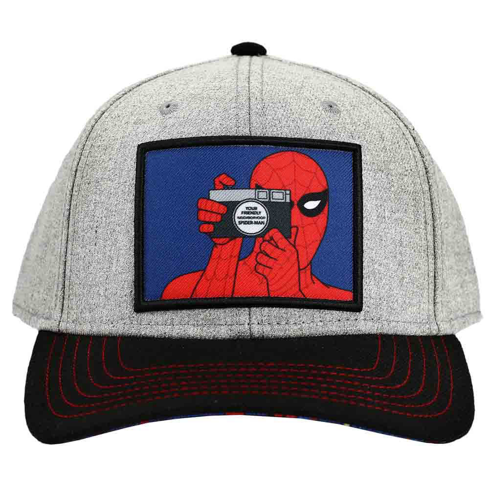 Marvel | Classic Spider-Man Sublimated Patch Pre-Curved Bill Snapback