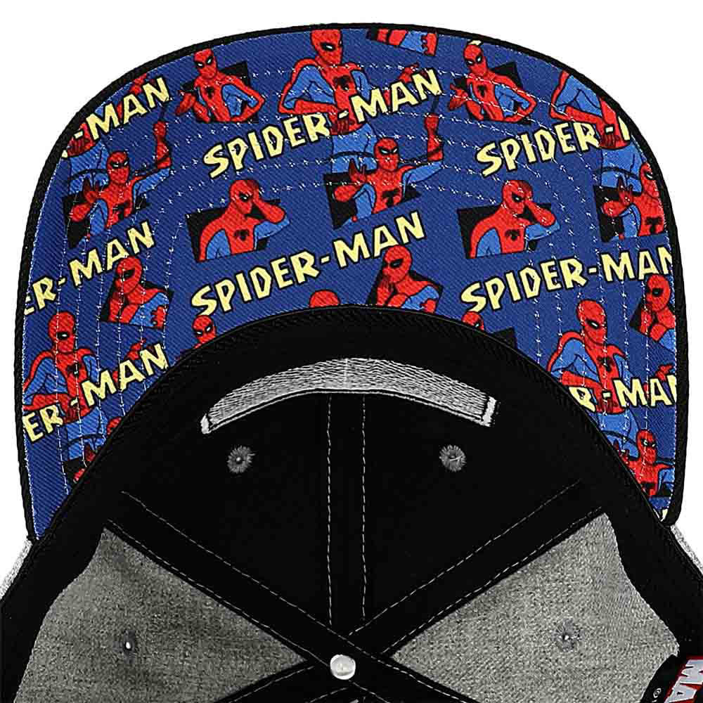 Marvel | Classic Spider-Man Sublimated Patch Pre-Curved Bill Snapback