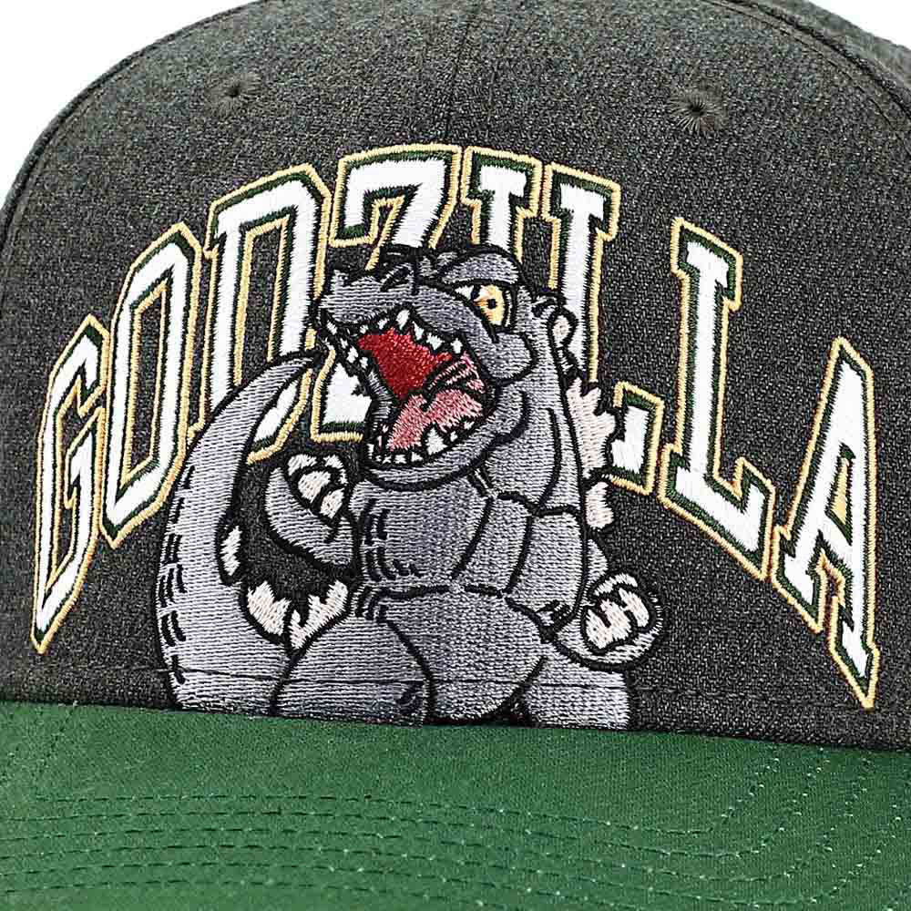 Godzilla | Embroidered Elite Curved Bill Snapback
