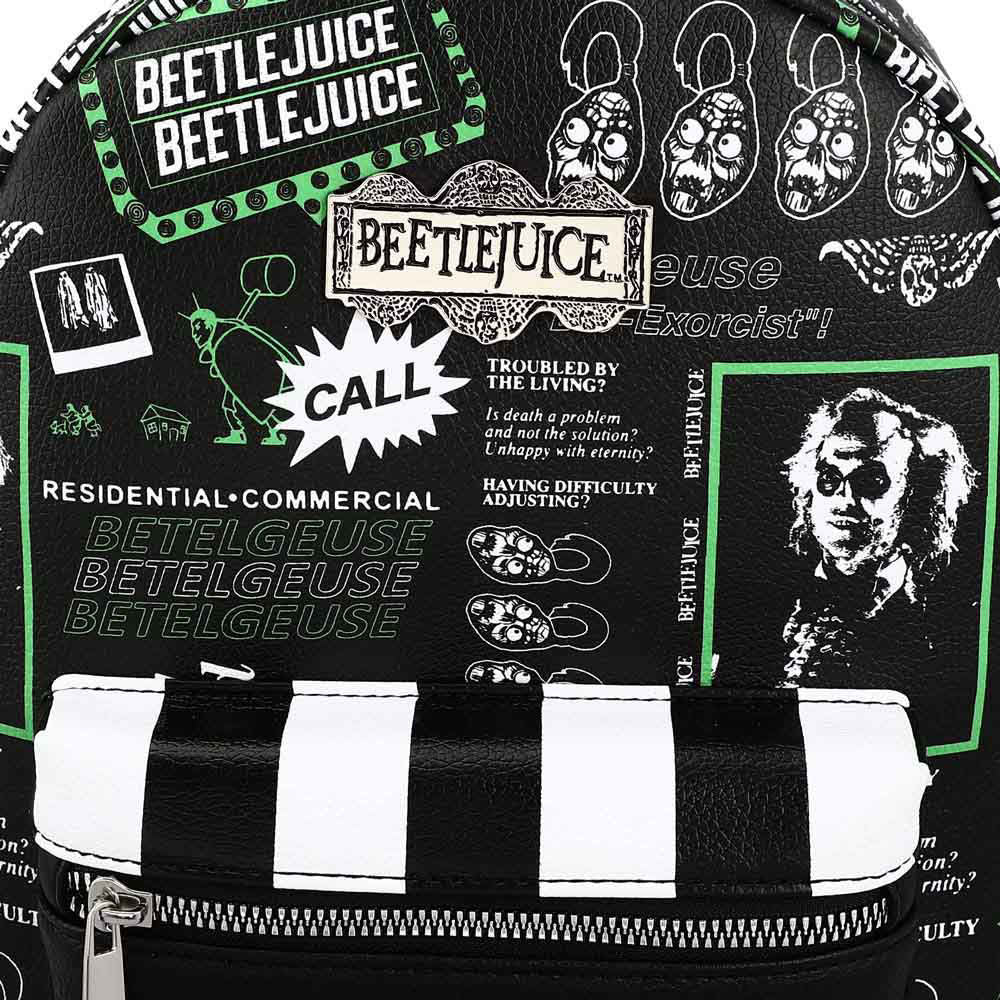 Beetlejuice | All Over Print Mini Backpack