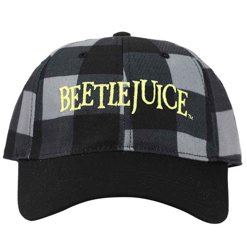Beetlejuice | Plaid Twill Logo Dad Hat