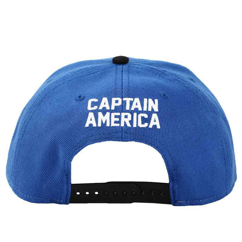 Marvel | Captain America Logo Embroidered Pre-Curved Snapback
