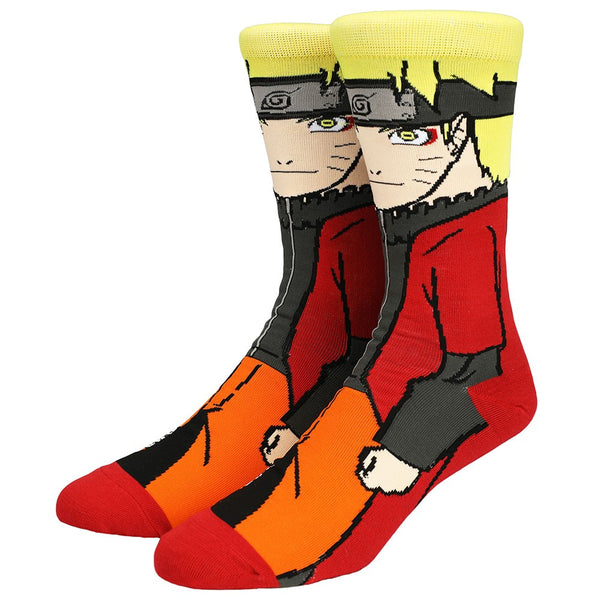 Naruto | Naruto Uzumaki 360 Character Crew Socks