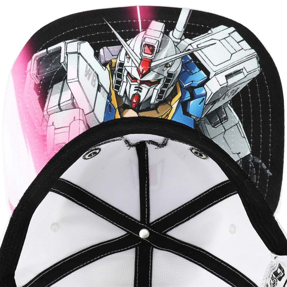 Gundam | Mobile Suit Bigface RX-78-2 Flat Bill Snapback