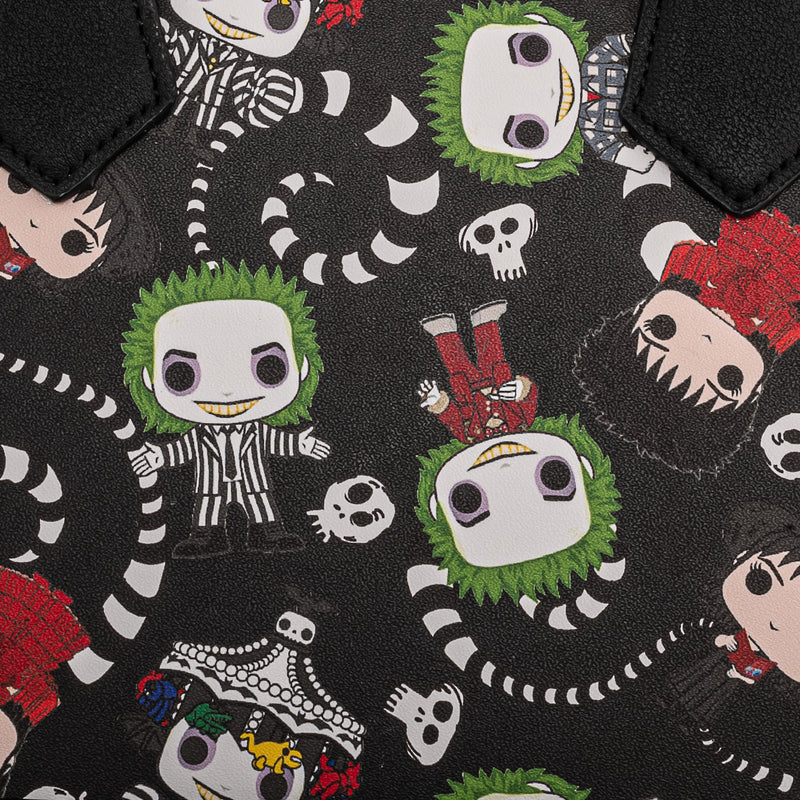 Beetlejuice | Pop by Loungefly Beetlejuice All Over Print Crossbody