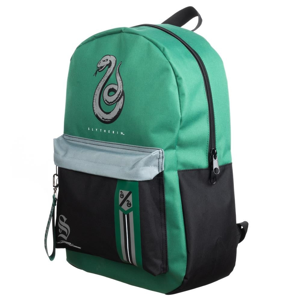 Harry Potter | Slytherin Mixblock Backpack with Webbing Puller