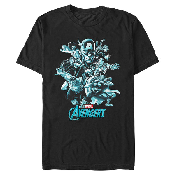 Men's Marvel Avengers Classic Avengers Groupshot T-Shirt