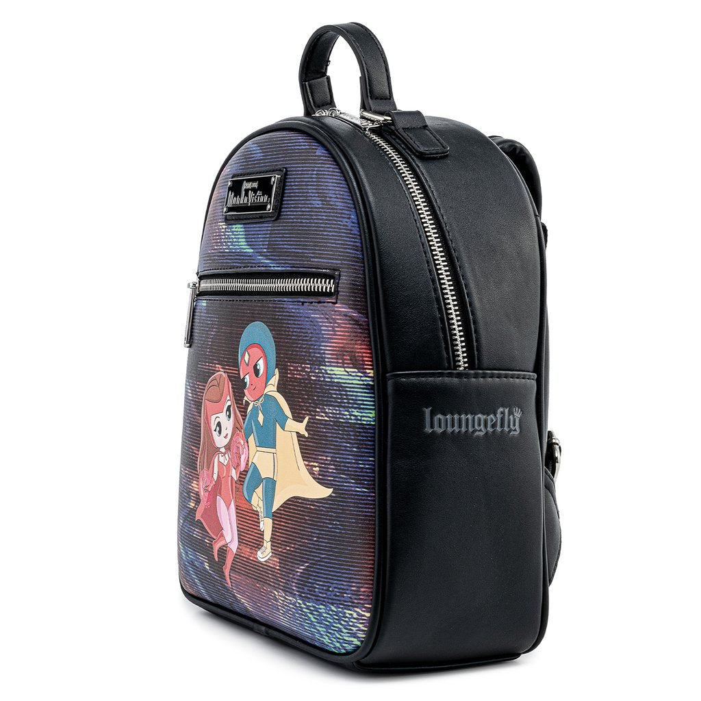 Marvel | WandaVision Scarlet Witch and The Vision Chibi Mini Backpack