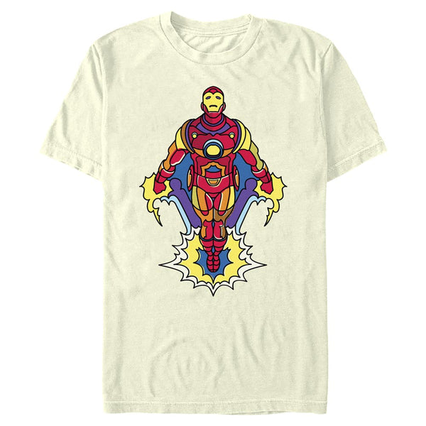 Men's Marvel Iron Blast Pop T-Shirt