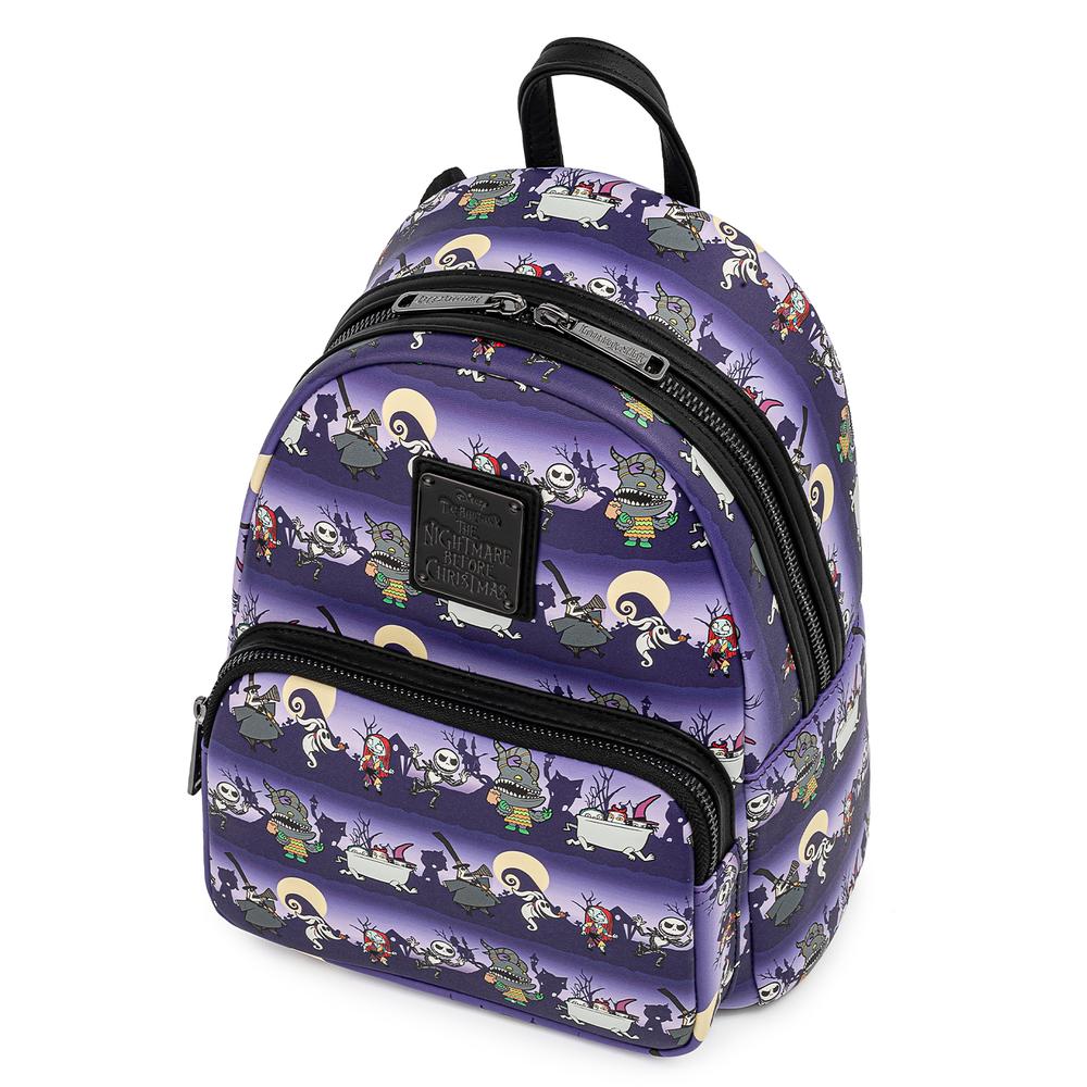 Disney | Nightmare Before Christmas Halloween Line All Over Print Mini Backpack