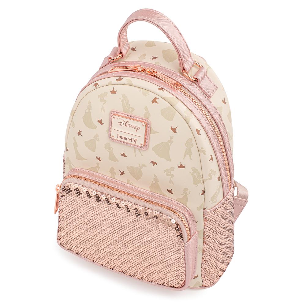 Disney | Ultimate Princess All Over Print Sequin Mini Backpack