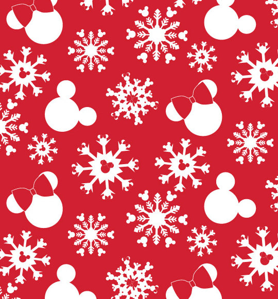 Disney | Mickey Minnie Snowman All Over Print Zip Around Wallet
