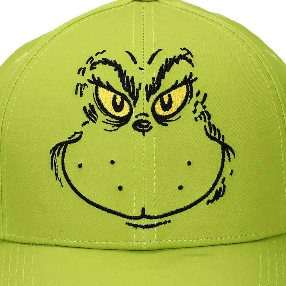 Dr. Seuss | The Grinch Embroidered Pre-Curved Snapback
