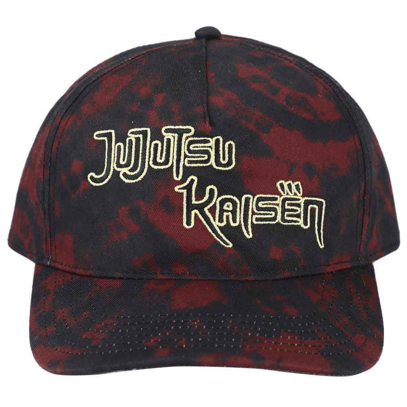 Jujutsu Kaisen | Itadori Sublimated Tie-Dye Pre-Curved Bill Snapback Hat