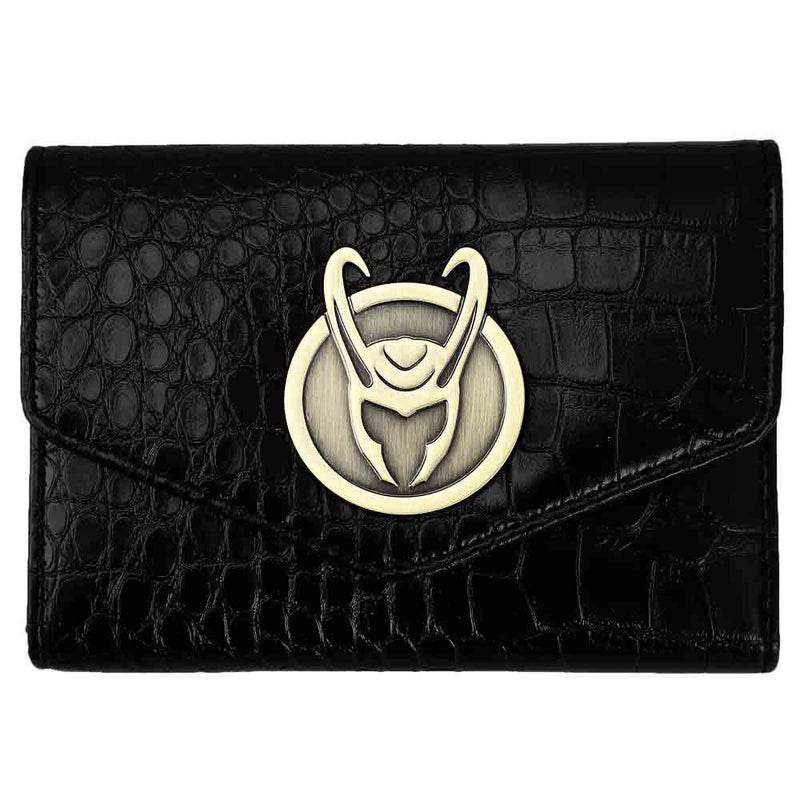 Marvel | Alligator Loki Button Flap Wallet