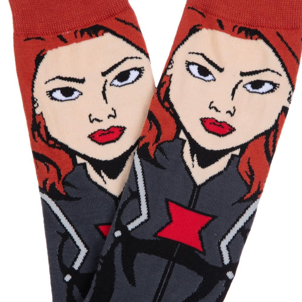 Marvel | Black Widow 360 Character Crew Socks