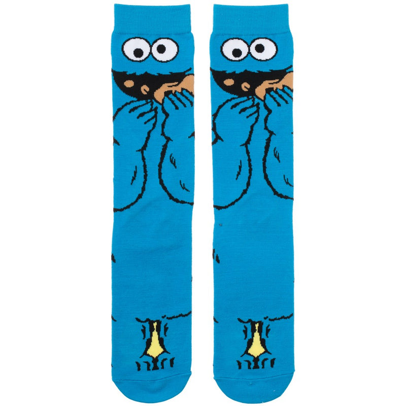 Sesame Street | Cookie Monster 360 Character Crew Socks