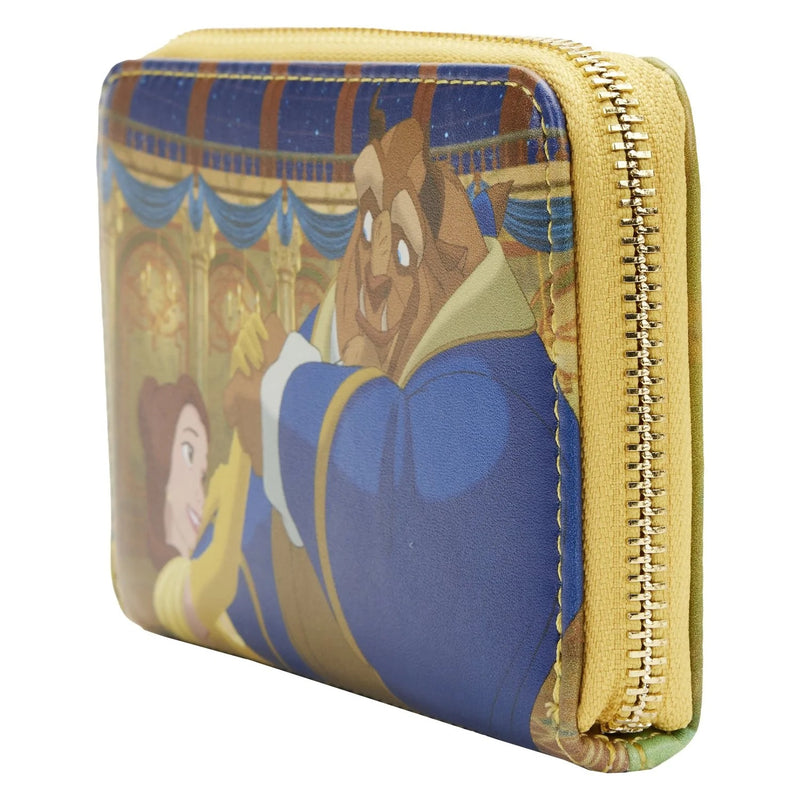 Disney | Beauty and The Beast Princess Scenes Zip Around Wallet