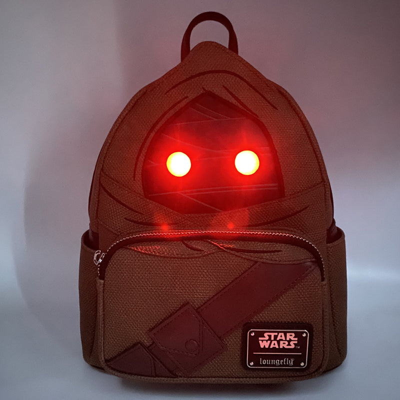 Star Wars | CBC x Loungefly The Mandalorian Jawa Light-Up Mini Backpack