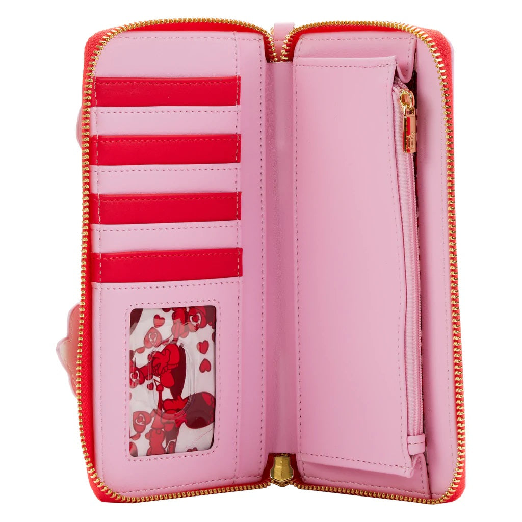 Disney | Alice In Wonderland Aces of Hearts Zip Around Wallet