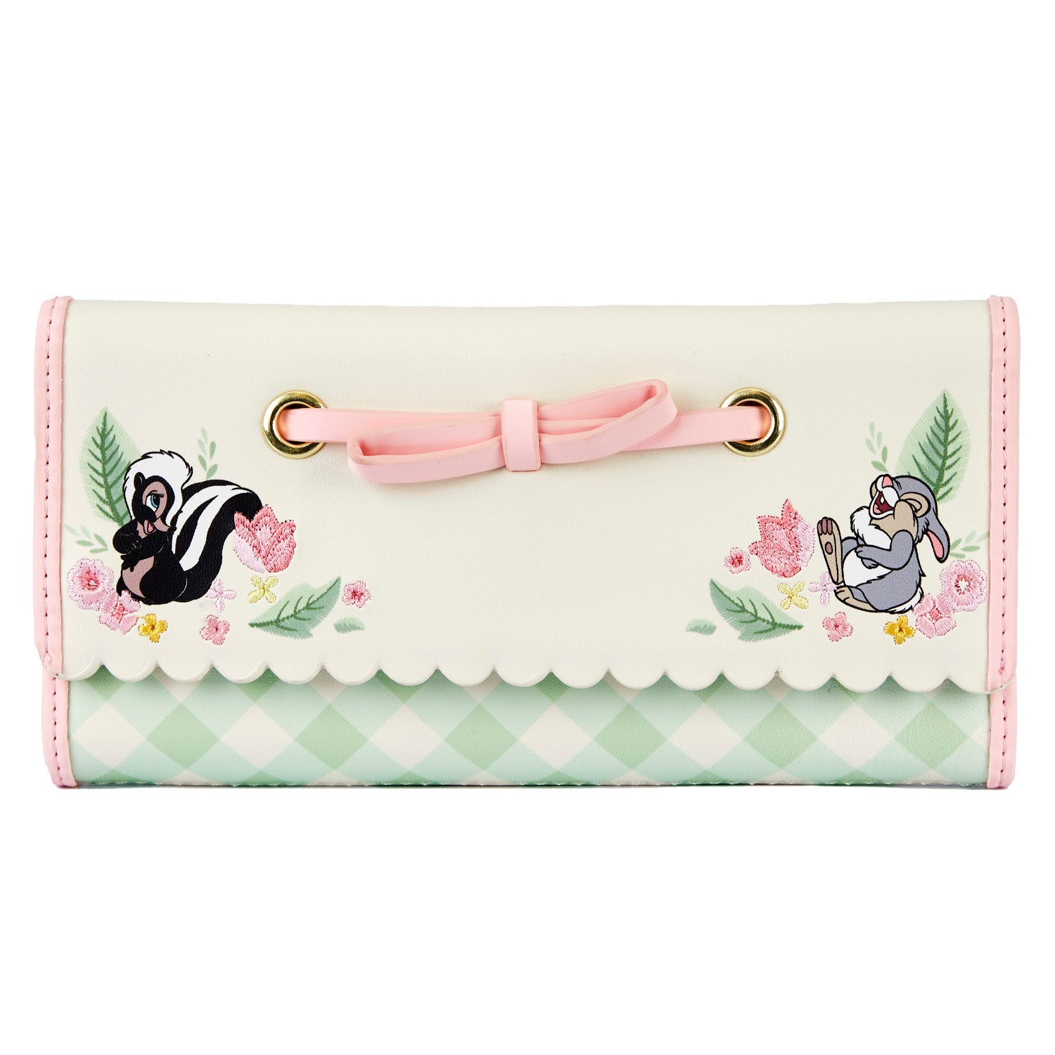 Disney | Bambi Springtime Gingham Button Flap Wallet