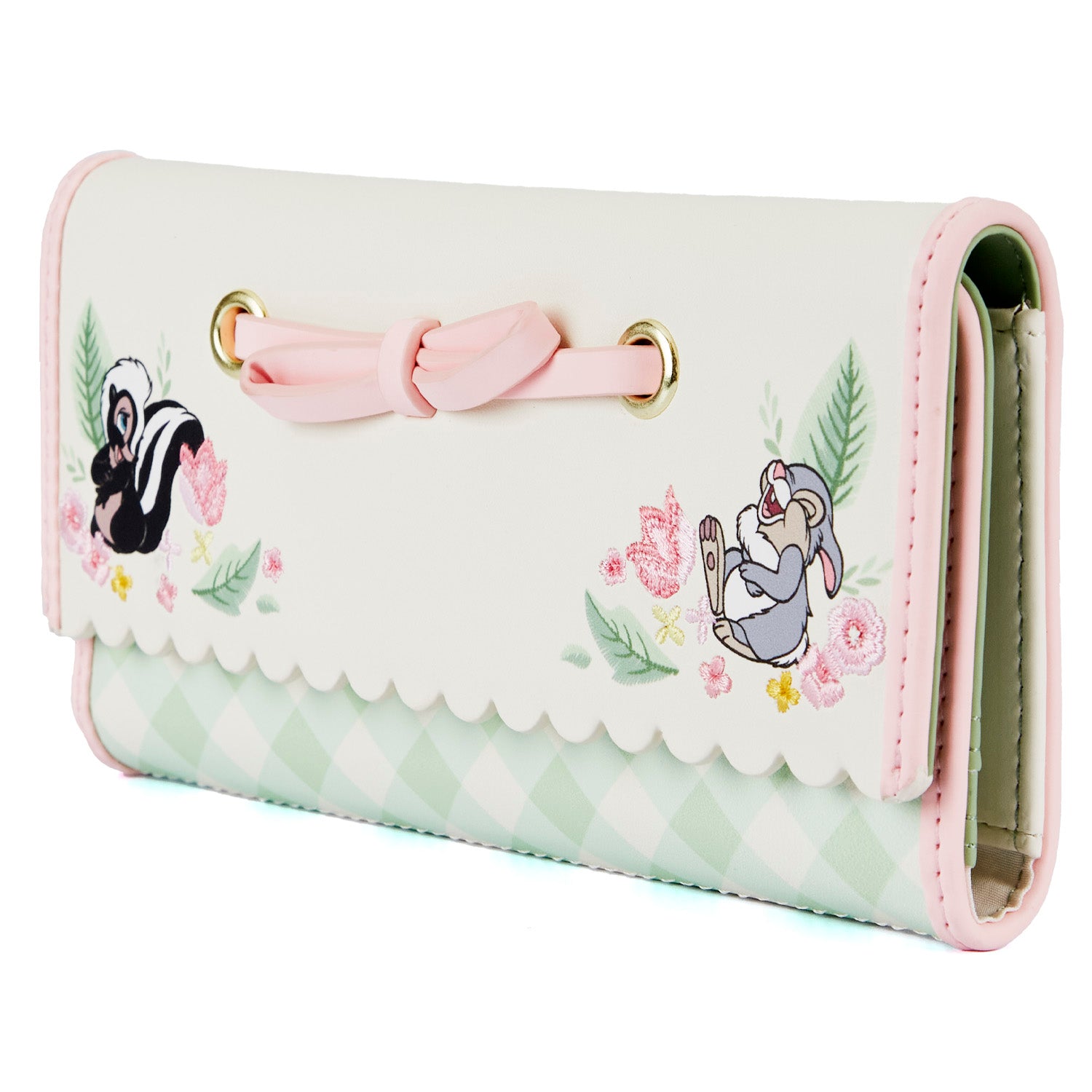 Disney | Bambi Springtime Gingham Button Flap Wallet