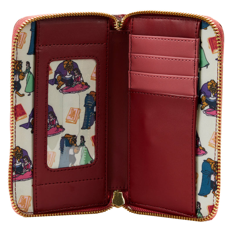 Disney | Beauty and The Beast Library Scene Zip Around Wallet