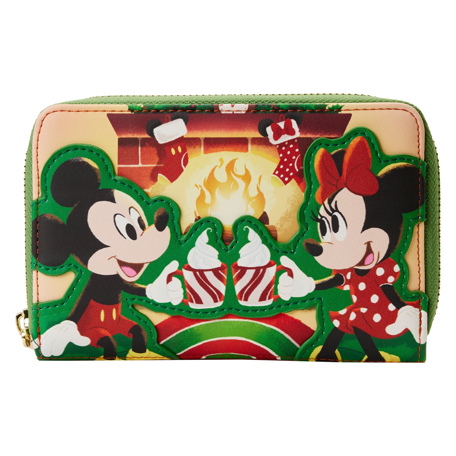 Disney | Hot Cocoa Fireplace Zip Around Wallet