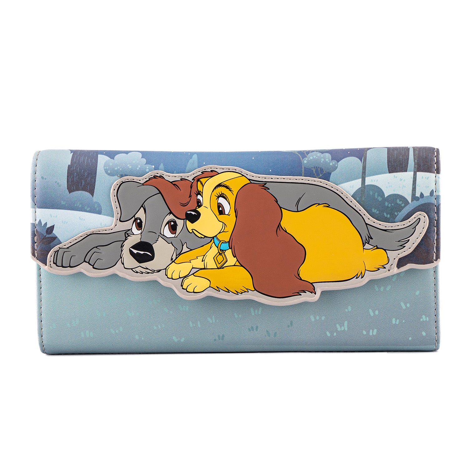 Disney | Lady and The Tramp Wet Cement Button Flap Wallet