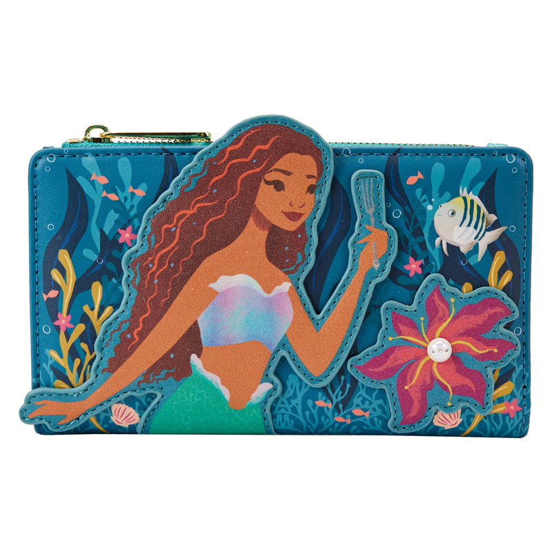 Disney | Little Mermaid Live Action Movie Button Snap Wallet