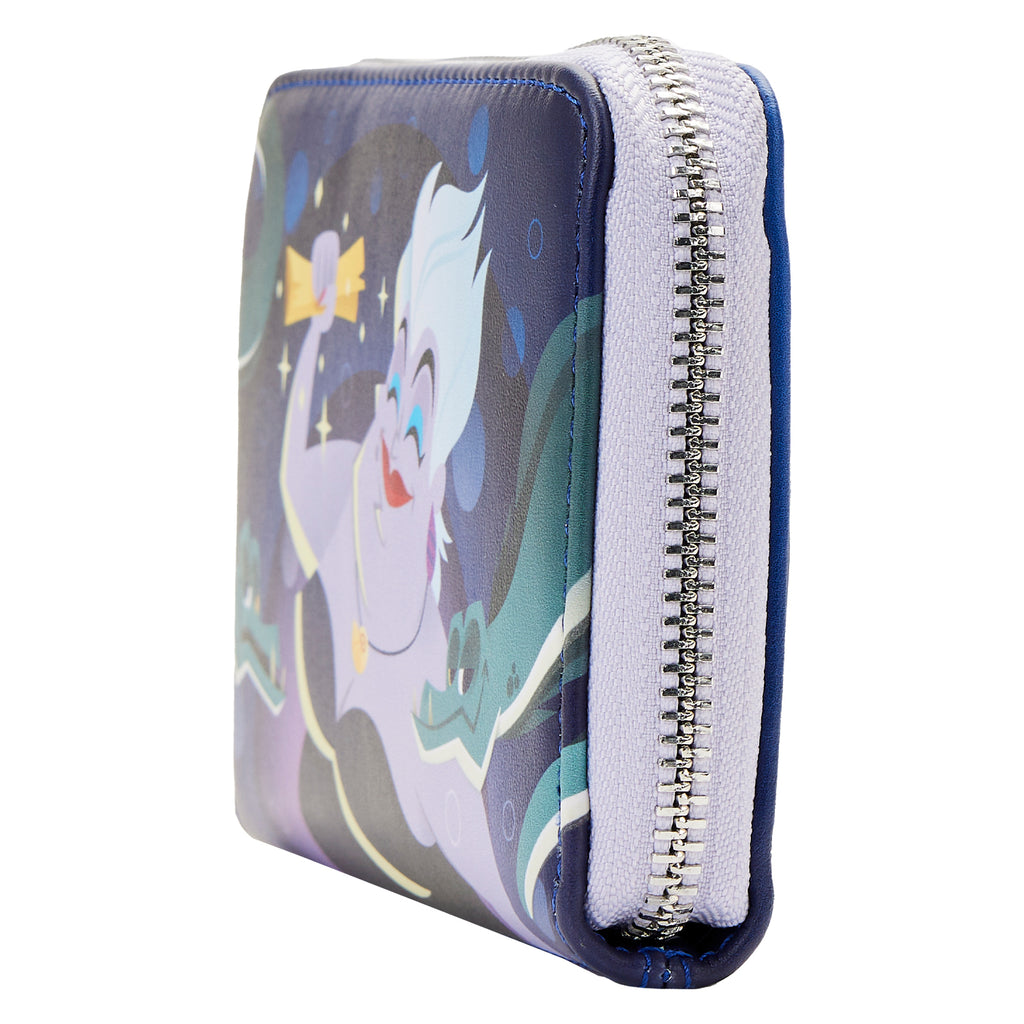 Disney The Little Mermaid Ursula's Lair Zip Around Wallet