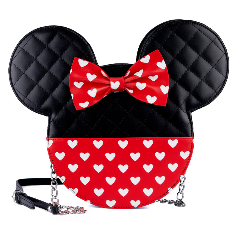 Loungefly x minnie ears clearance & bow crossbody bag