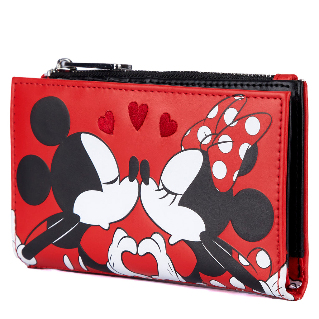 Disney | Mickey and Minnie Mouse Valentine's Day Button Flap Wallet