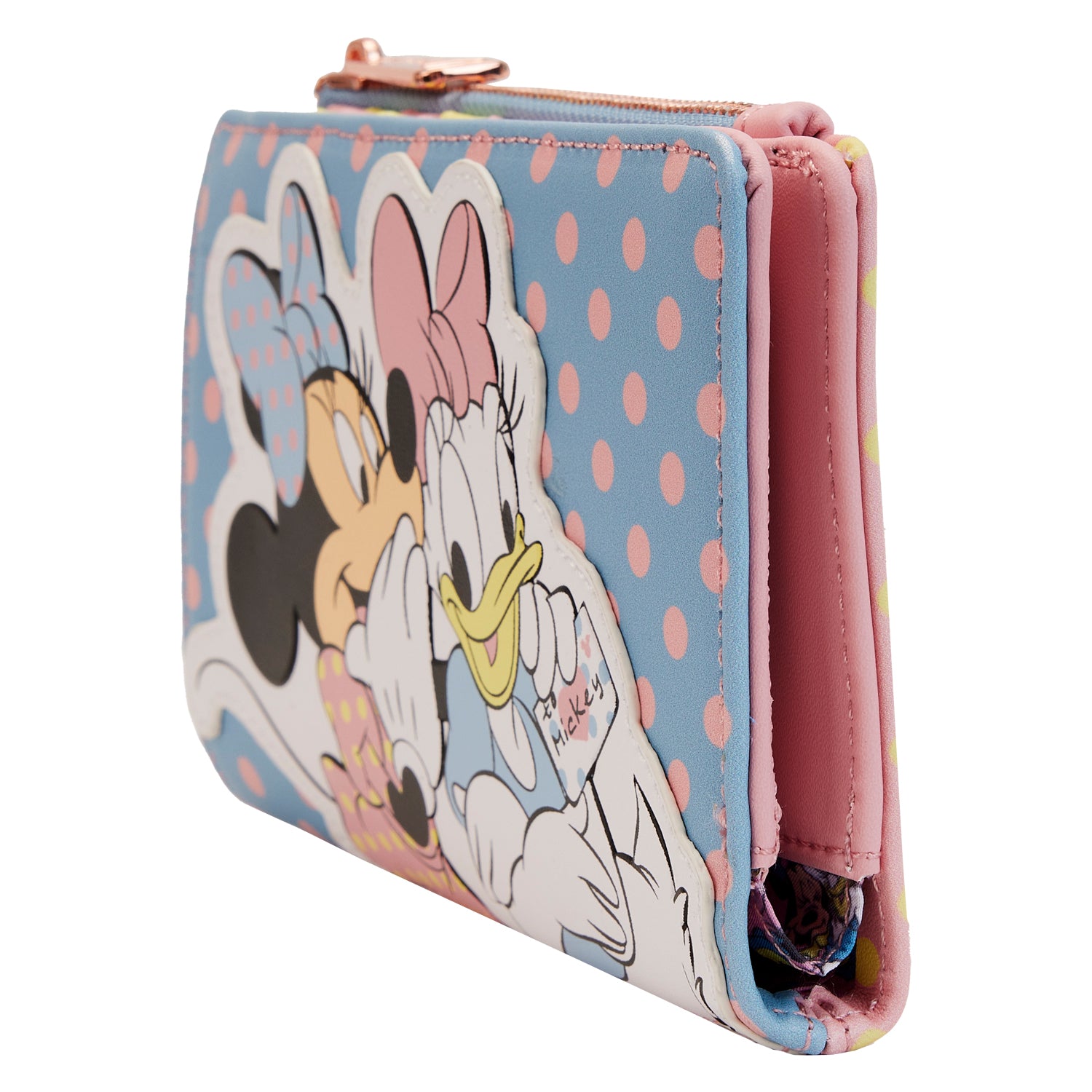 Disney | Minnie and Daisy Pastel Color Block Dots Flap Wallet