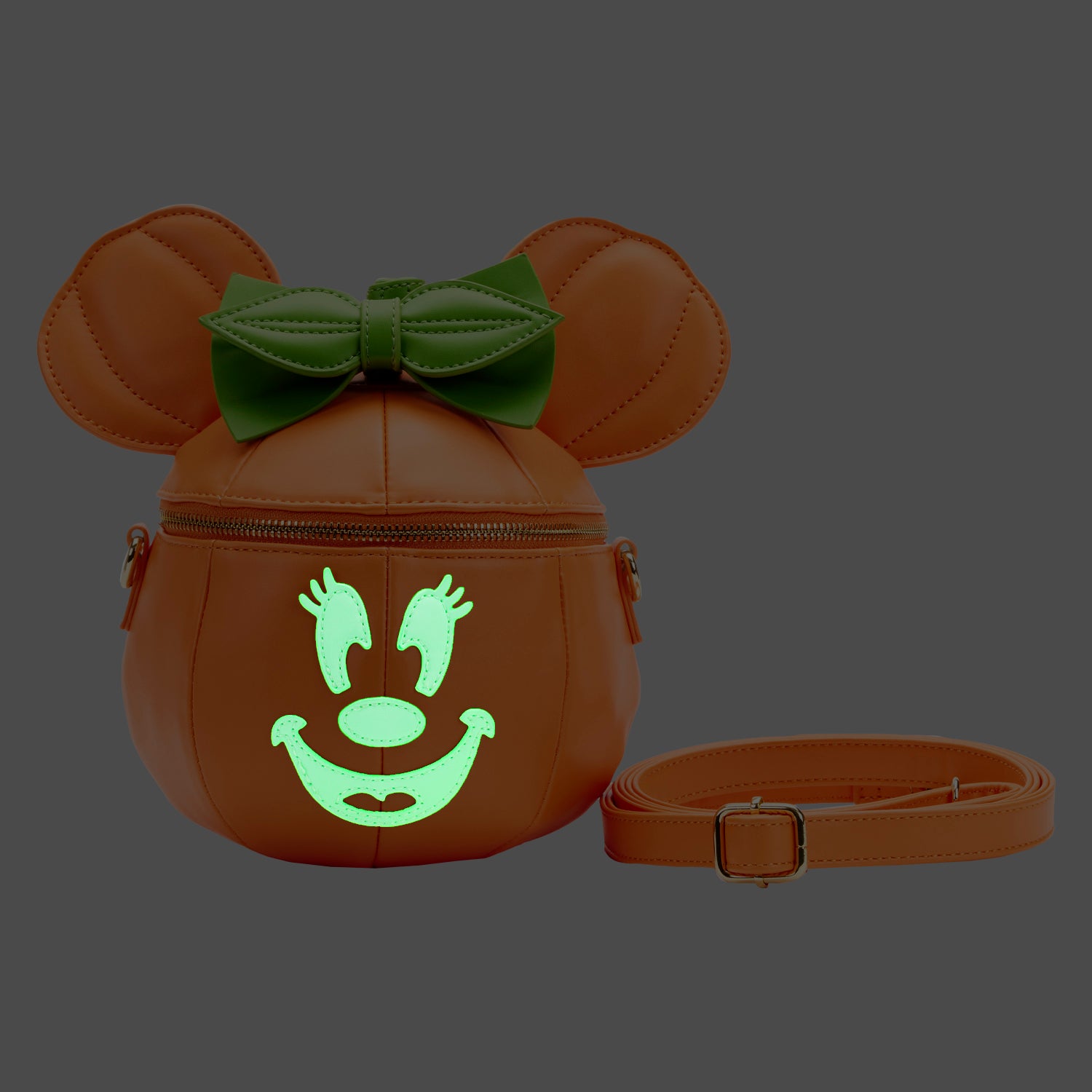 Disney | Minnie Mouse Pumpkin Glow Face Crossbody