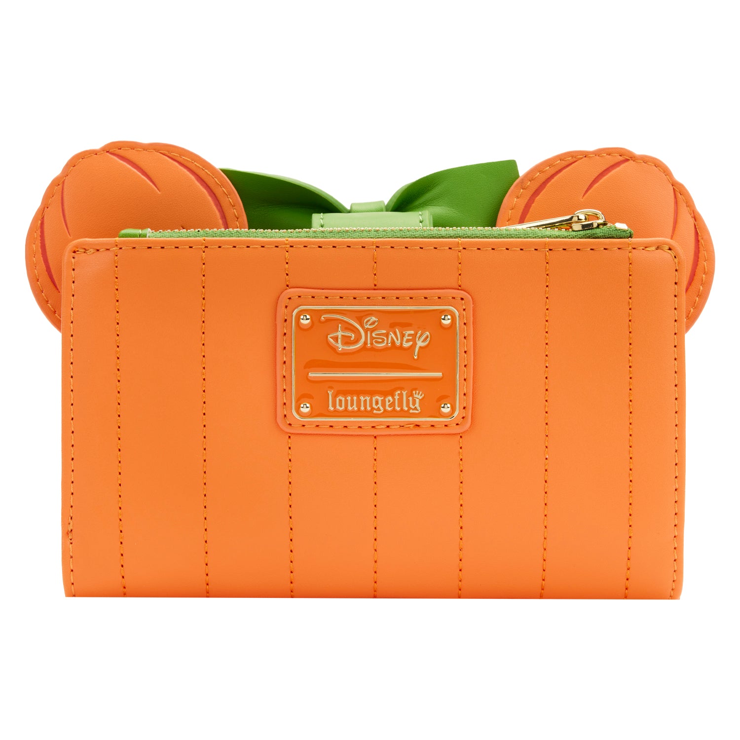 Disney | Minnie Mouse Pumpkin Glow Face Button Flap Wallet