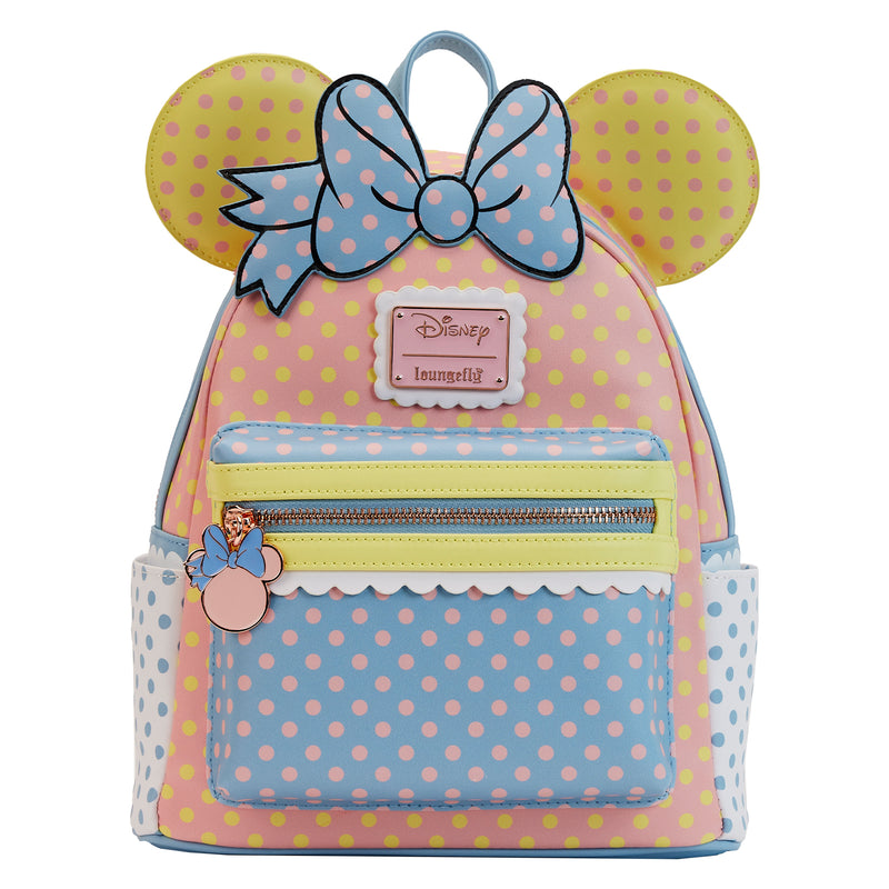 Disney | Minnie Pastel Color Block Dots Mini Backpack